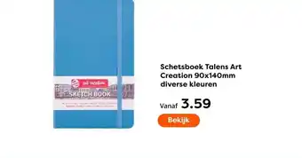 The Read Shop Schetsboek Talens Art Creation aanbieding