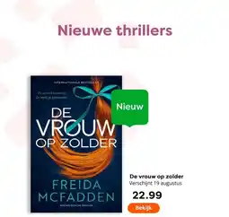 The Read Shop De vrouw op zolder aanbieding