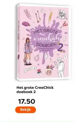 The Read Shop Het grote CreaChick doeboek 2 aanbieding