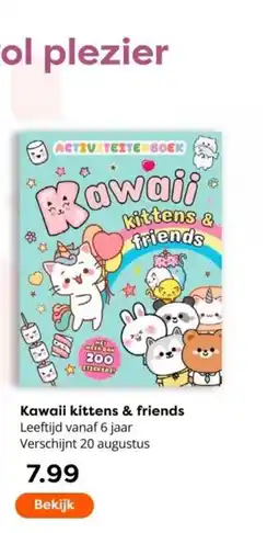 The Read Shop Kawaii kittens & friends aanbieding