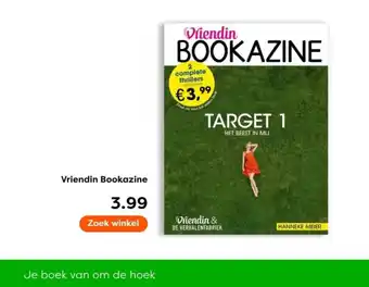The Read Shop Vriendin Bookazine aanbieding