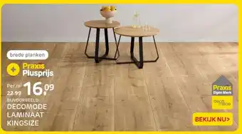 Praxis DECOMODE LAMINAAT KINGSIZE aanbieding