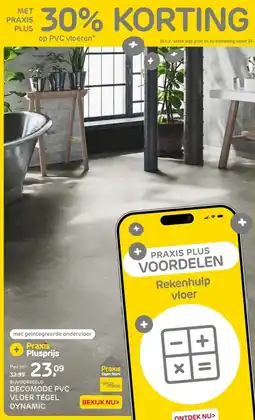 Praxis DECOMODE PVC VLOER TEGEL DYNAMIC aanbieding