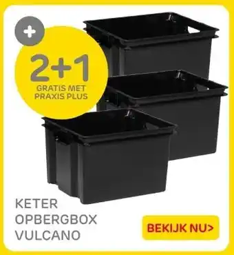 Praxis KETER OPBERGBOX VULCANO aanbieding