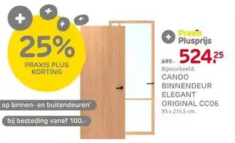 Praxis CANDO BINNENDEUR ELEGANT ORIGINAL CC06 aanbieding