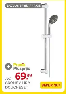 Praxis GROHE ALIRA DOUCHESET aanbieding