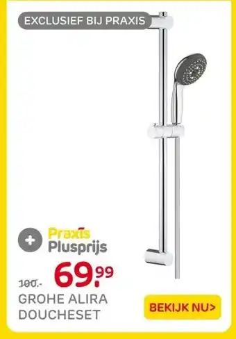 Praxis GROHE ALIRA DOUCHESET aanbieding