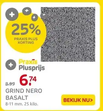 Praxis GRIND NERO BASALT aanbieding