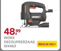 Praxis WORX DECOUPEERZAAG WX463 aanbieding