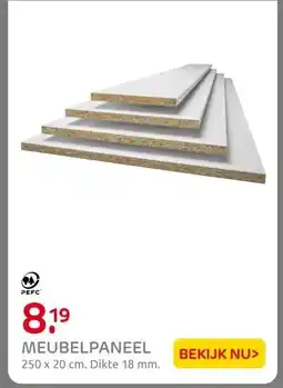 Praxis MEUBELPANEEL aanbieding