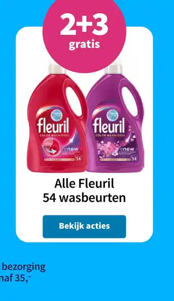 Plein.nl Alle Fleuril 54 wasbeurten aanbieding
