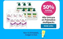Plein.nl Alle Unicura en Palmolive multipacks aanbieding