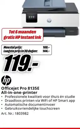 MediaMarkt Officejet Pro 8135E All-in-one-printer aanbieding