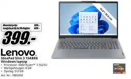 MediaMarkt Lenovo IdeaPad Slim 3 15ABR8 Windows laptop aanbieding