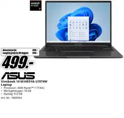 MediaMarkt ASUS Vivobook 14 M1405YA-LY074W Laptop aanbieding