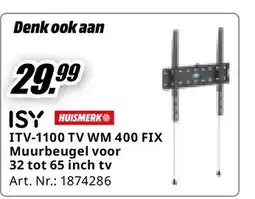 MediaMarkt ISY HUISMERK ITV-1100 TV WM 400 FIX Muurbeugel aanbieding