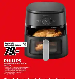 MediaMarkt PHILIPS 2000 Series NA231/00 XL Airfryer aanbieding