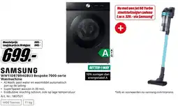 MediaMarkt SAMSUNG WW11DB7B94GBU3 Bespoke 7000 serie Wasmachine aanbieding