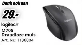 MediaMarkt Logitech M705 draadloze muis aanbieding