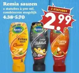 MCD Supermarkt Remia sauzen aanbieding