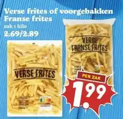 MCD Supermarkt Verse frites of voorgebakken Franse frites aanbieding
