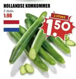 MCD Supermarkt HOLLANDSE KOMKOMMER aanbieding