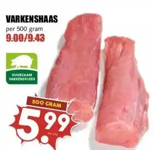 MCD Supermarkt VARKENSHAAS aanbieding