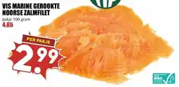 MCD Supermarkt VIS MARINE GEROOKTE NOORSE ZALMFILET aanbieding
