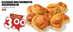 MCD Supermarkt ALLEDAAGS MINI ROOMBOTER ROZIJNENBOLLEN aanbieding