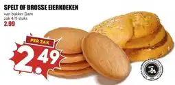 MCD Supermarkt SPELT OF BROSSE EIERKOEKEN aanbieding