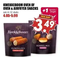 MCD Supermarkt KWEKKEBOOM OVEN OF OVEN & AIRFRYER SNACKS aanbieding