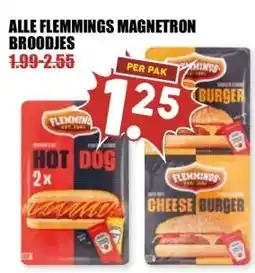 MCD Supermarkt ALLE FLEMMINGS MAGNETRON BROODJES aanbieding