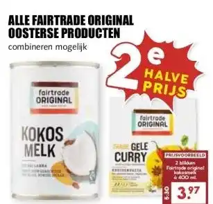 MCD Supermarkt ALLE FAIRTRADE ORIGINAL OOSTERSE PRODUCTEN aanbieding