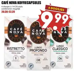MCD Supermarkt CAFÉ NOVA KOFFIECAPSULES aanbieding