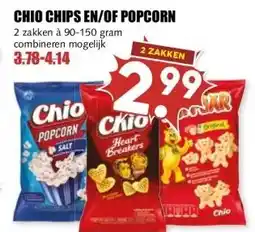 MCD Supermarkt CHIO CHIPS EN/OF POPCORN aanbieding