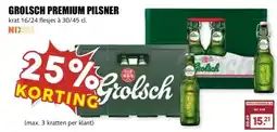 MCD Supermarkt GROLSCH PREMIUM PILSNER aanbieding