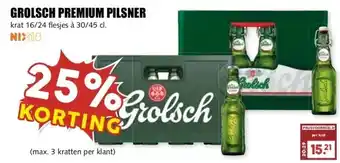 MCD Supermarkt GROLSCH PREMIUM PILSNER aanbieding
