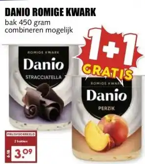 MCD Supermarkt DANIO ROMIGE KWARK aanbieding