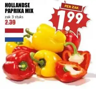 MCD Supermarkt HOLLANDSE PAPRIKA MIX aanbieding