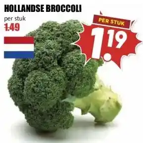 MCD Supermarkt HOLLANDSE BROCCOLI aanbieding