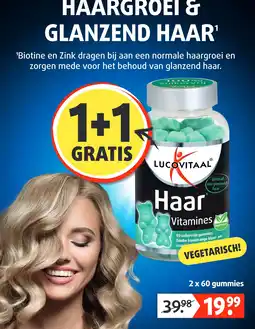 Lucovitaal HAARGROEI & GLANZEND HAAR¹ aanbieding
