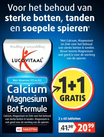 Lucovitaal Calcium Magnesium Bot Formule aanbieding