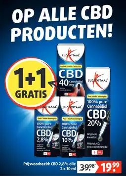 Lucovitaal OP ALLE CBD PRODUCTEN! aanbieding