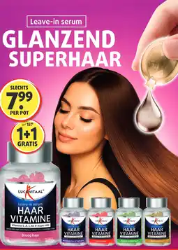 Lucovitaal Leave-in serum GLANZEND SUPERHAAR aanbieding