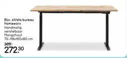 Leen Bakker Zit / Sta Bureau Homeworx aanbieding