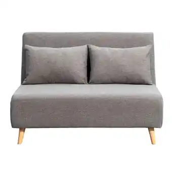 Leen Bakker Slaapbank Luzern - grijs - 81x121x90 cm aanbieding