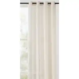 Leen Bakker Gordijn Lilly - beige - 140x280 cm (1 stuk) aanbieding