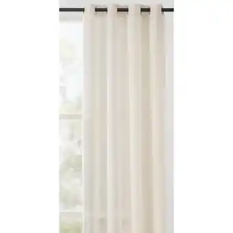 Leen Bakker Gordijn Lilly - beige - 140x280 cm (1 stuk) aanbieding