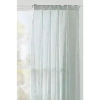 Leen Bakker Gordijn Viola - grijsgroen - 140x280 cm (1 stuk) aanbieding