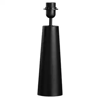 Leen Bakker Lampvoet Rowen - zwart - 35x Ø18,5 cm aanbieding